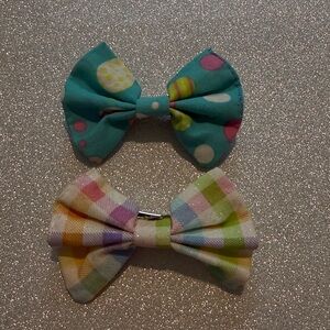 handmade easter bow set